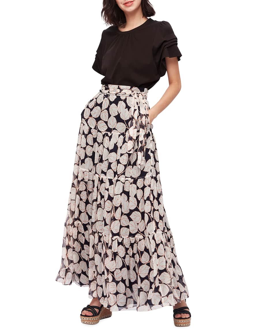 Diane von furstenberg maxi skirt discount