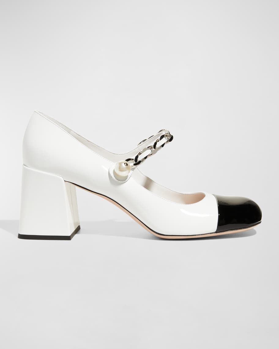 Miu Miu Leather Bow Stiletto Ballerina Pumps - Bergdorf Goodman