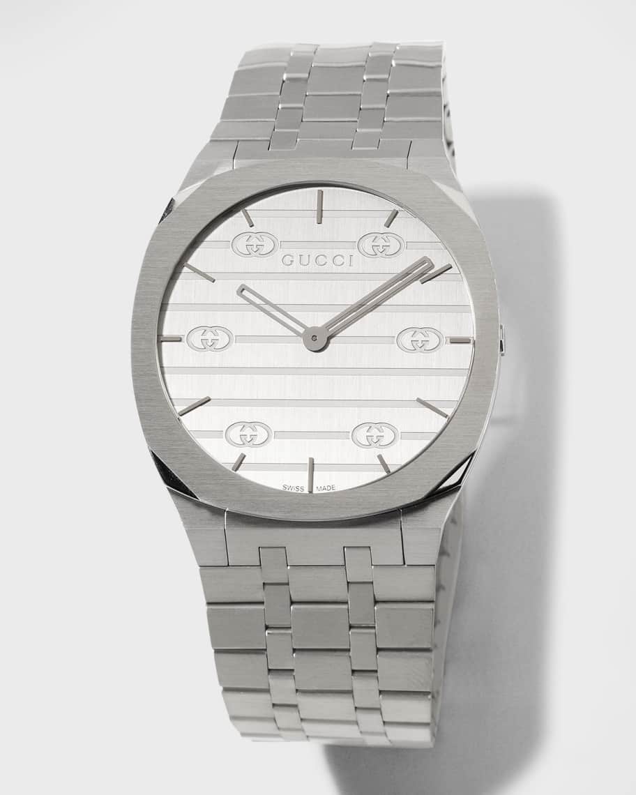 Gucci Men's 38mm Stainless Steel Bracelet Watch | Neiman Marcus