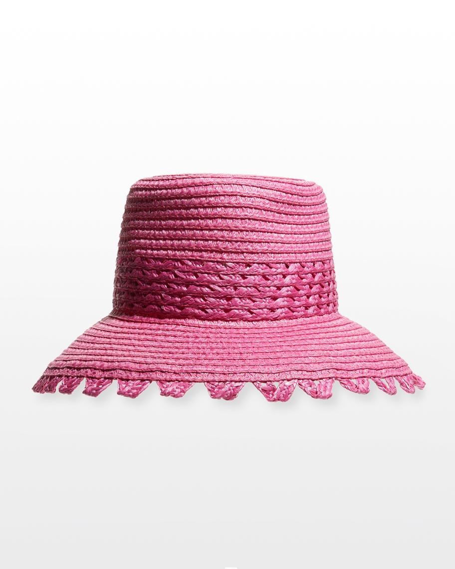 Eric Javits Mita Packable Braided Bucket Hat | Neiman Marcus display picture 2