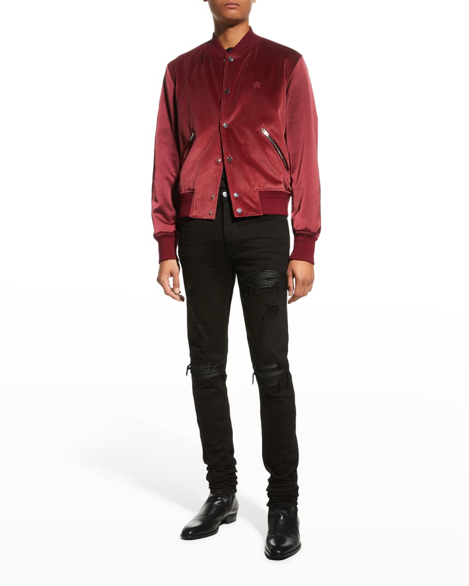Amiri velvet bomber on sale