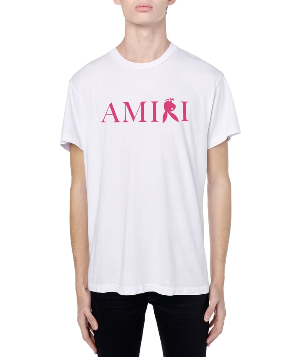 AMIRI - Logo-Print Cotton-Jersey T-Shirt - Red Amiri