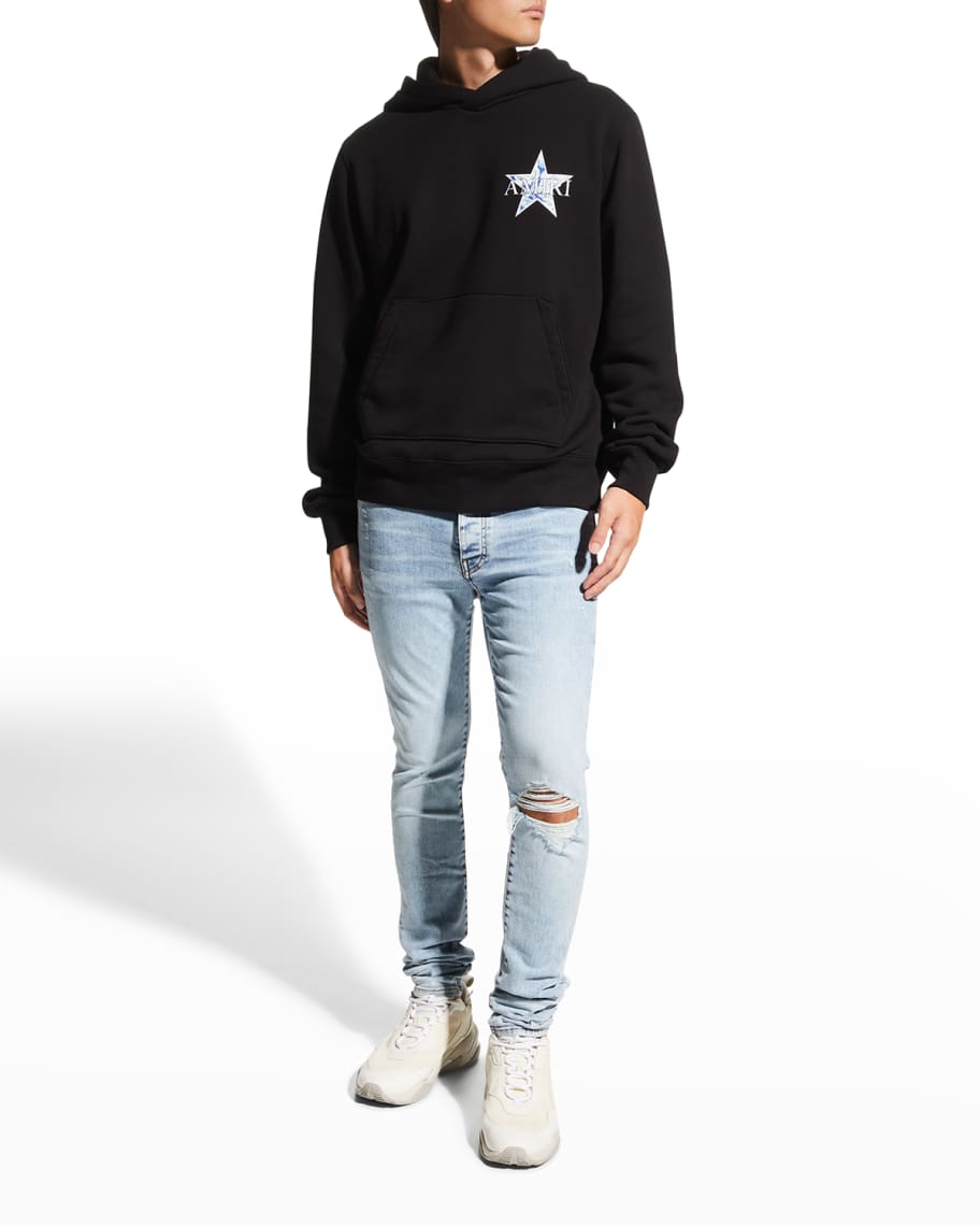 【AMIRI】21AW Paisley star print hoodie