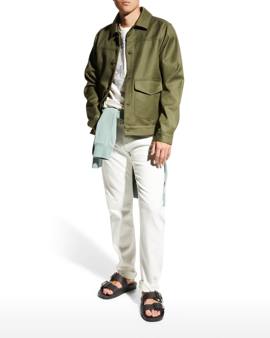 Scotch Soda Men s Bonded Wool Blend Trucker Jacket Neiman Marcus