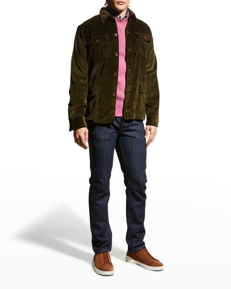 Corduroy military jacket hotsell