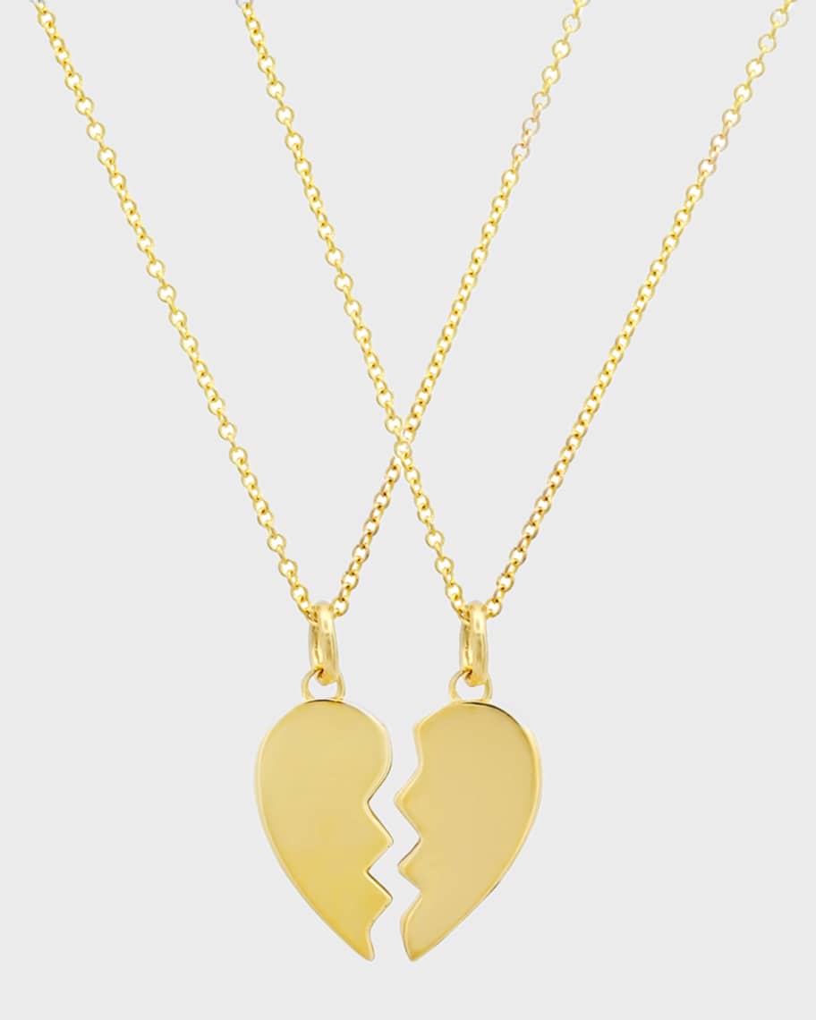 Jennifer Meyer Mini Piece of My Heart Necklaces, Set of 2 | Neiman Marcus