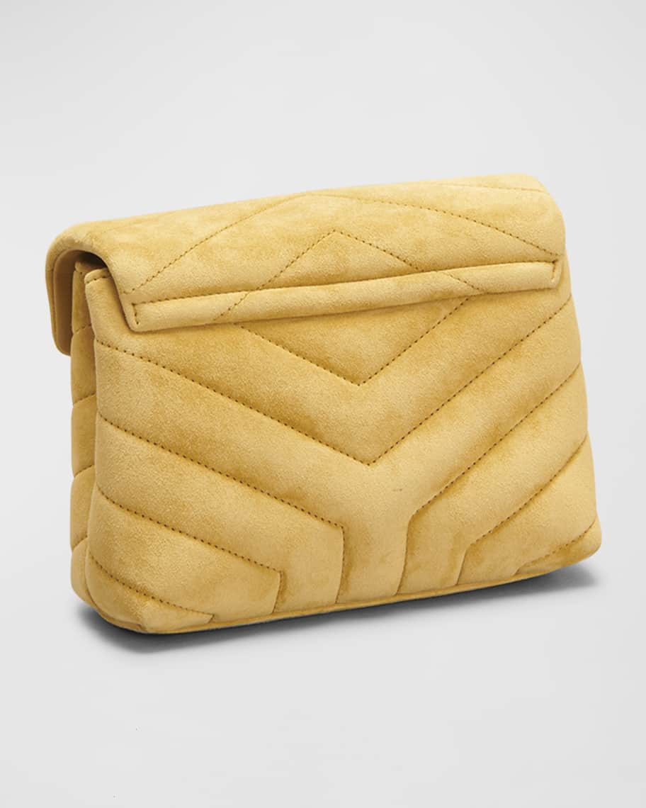 Image 3 of 5: Loulou Toy YSL Crossbody Bag in Quilted Suede