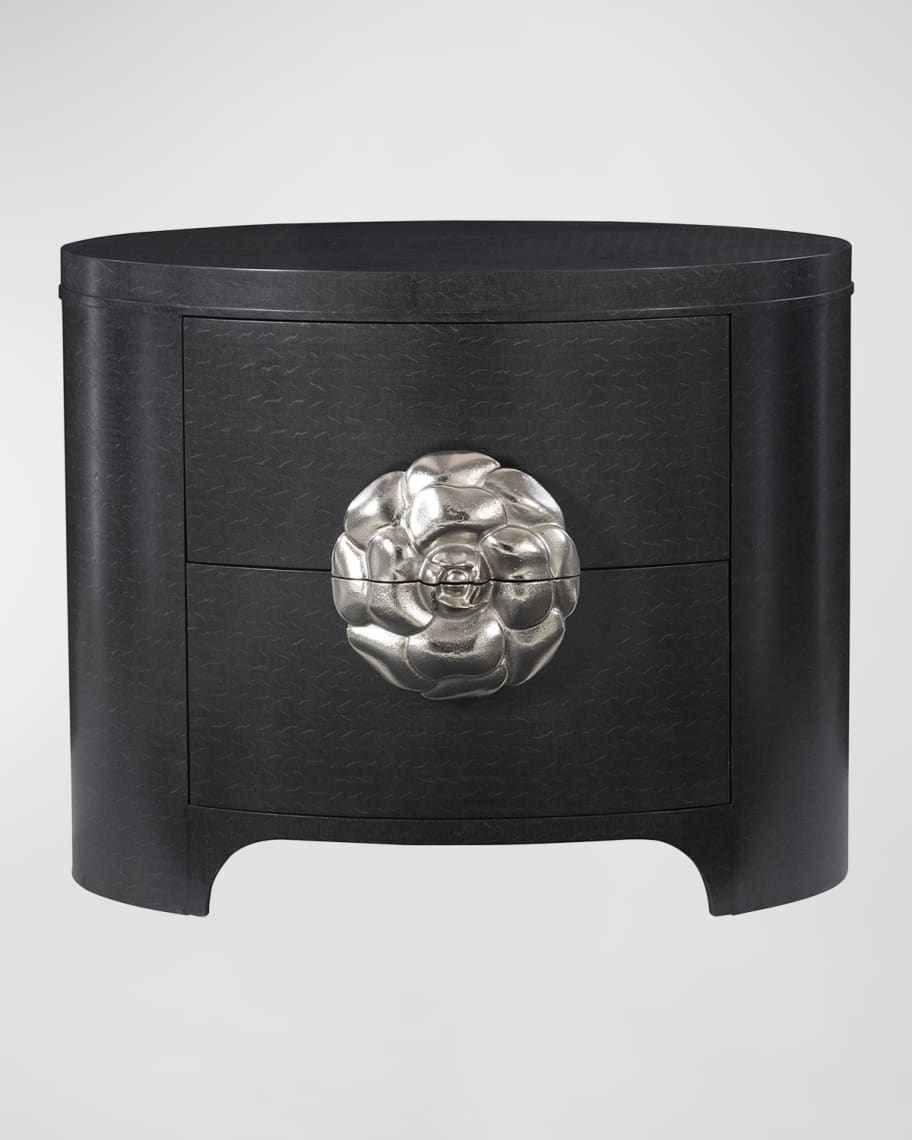 Bernhardt Silhouette Oval 2Drawer Nightstand Neiman Marcus