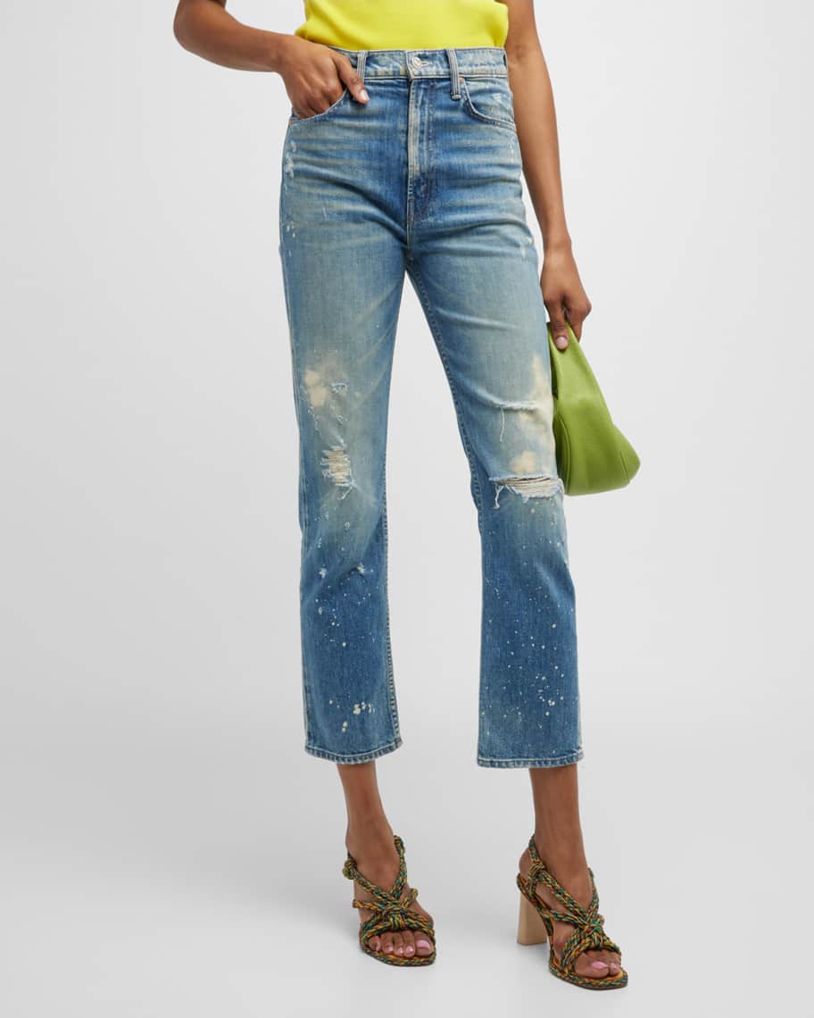 MOTHER The High-Waisted Rider Ankle Jeans