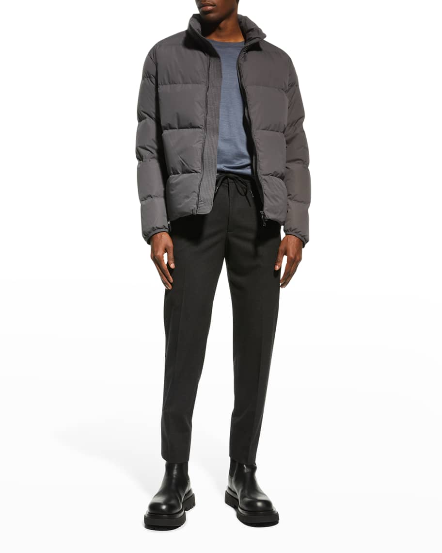 Emporio Armani Men's Quilted Puffer Jacket | Neiman Marcus