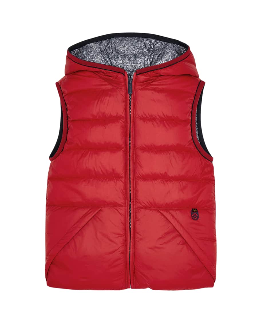 Mayoral Boy's Reversible Quilted Vest, Size 3-7 | Neiman Marcus