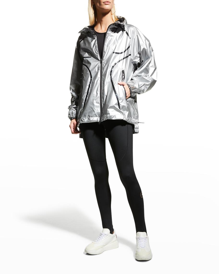 adidas by Stella McCartney TruePace Shiny Track Jacket | Neiman Marcus