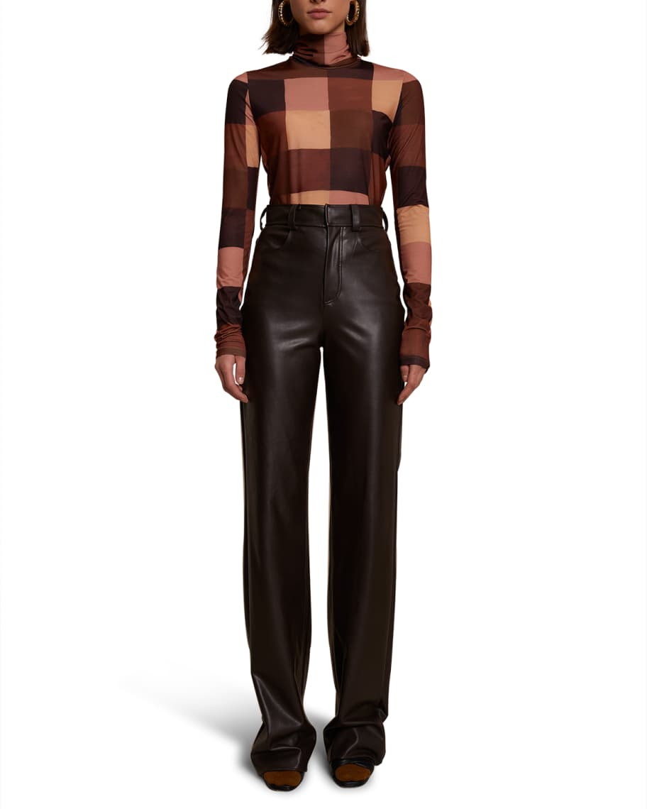 A.L.C. Christopher Faux-Leather Pants | Neiman Marcus