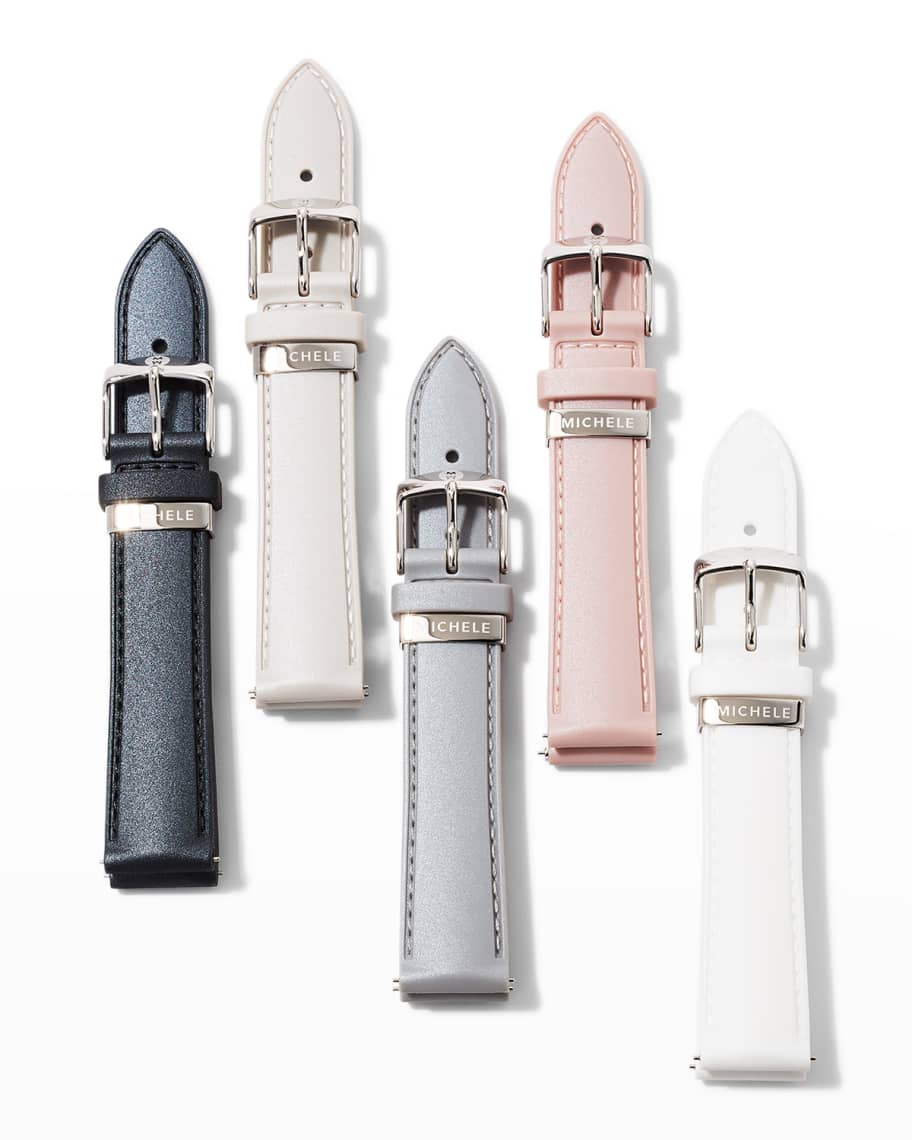 Michele silicone watch bands 18mm 2025