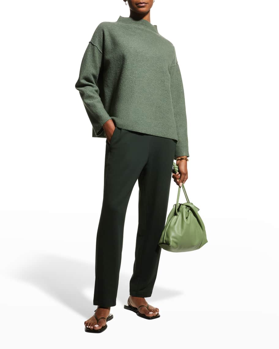 Eileen Fisher Lyocell-Organic Cotton Slouch Ankle Pants | Neiman Marcus