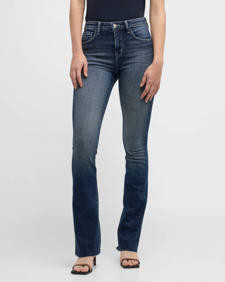 L'Agence Ruth High-Rise Straight Jeans | Neiman Marcus