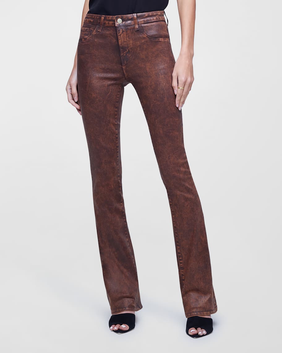 L'Agence Selma HighRise Sleek Baby Boot Jeans Neiman Marcus