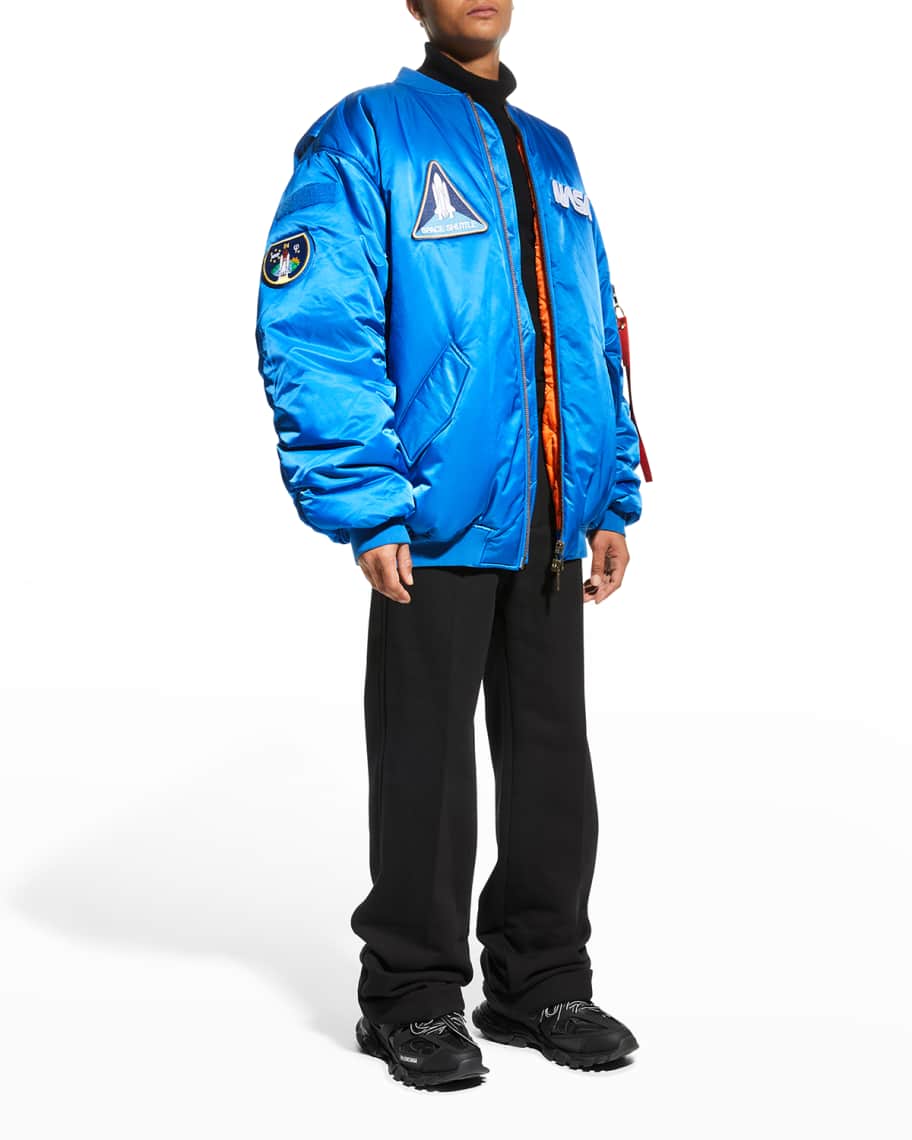 Balenciaga blue bomber new arrivals jacket