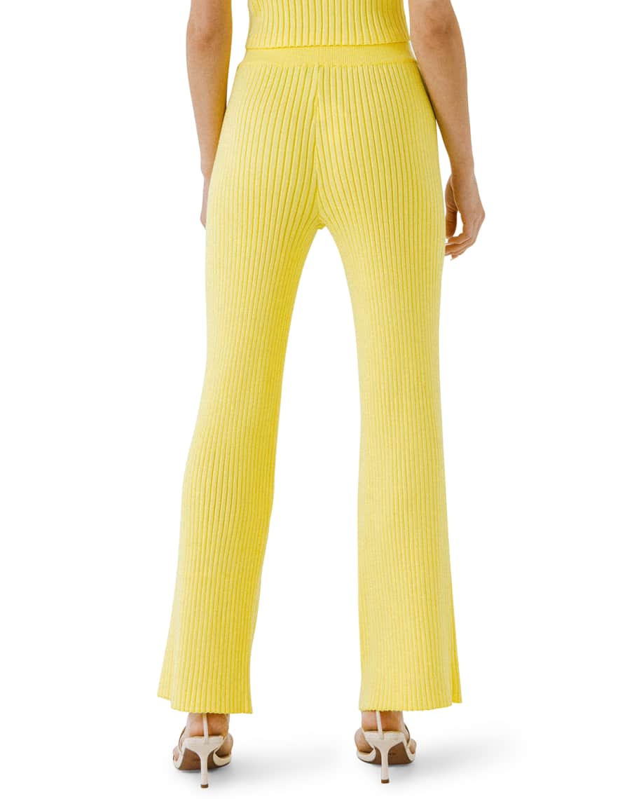 Image 3 of 3: Banded Rib-Knit Lounge Pants