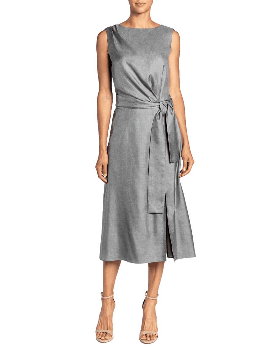 Santorelli Dori Sleeveless A-Line Dress | Neiman Marcus