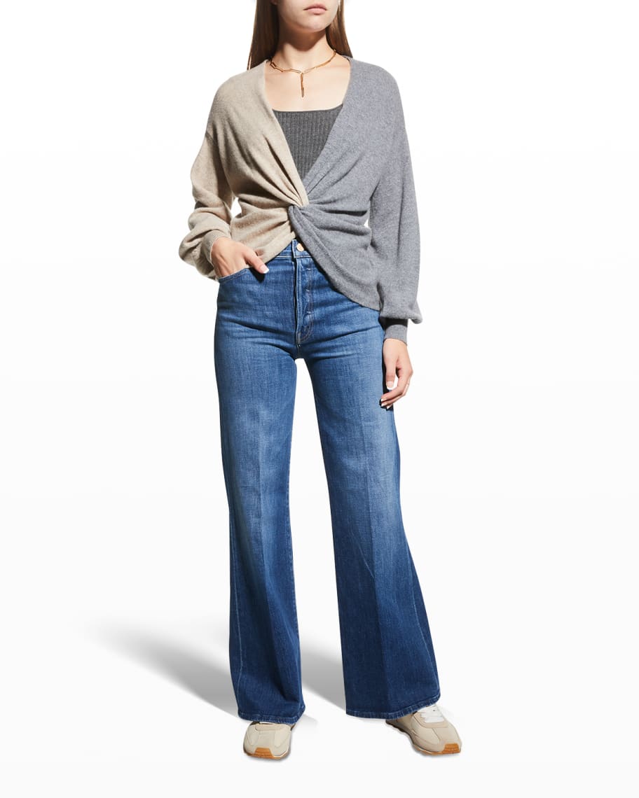 Cinq a Sept Esme Cashmere Twisted Sweater Neiman Marcus