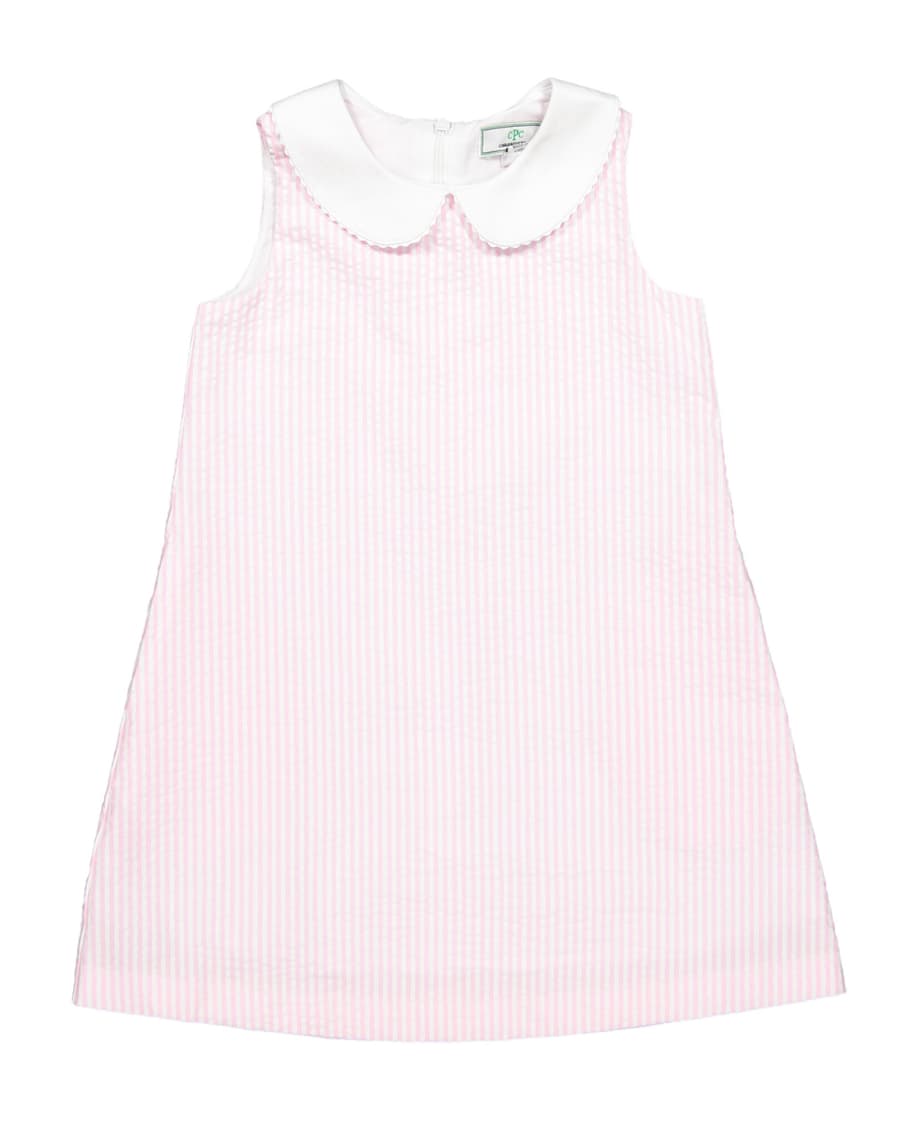 Classic Prep Childrenswear Girl's Maddie Striped Sleeveless Dress, Size ...
