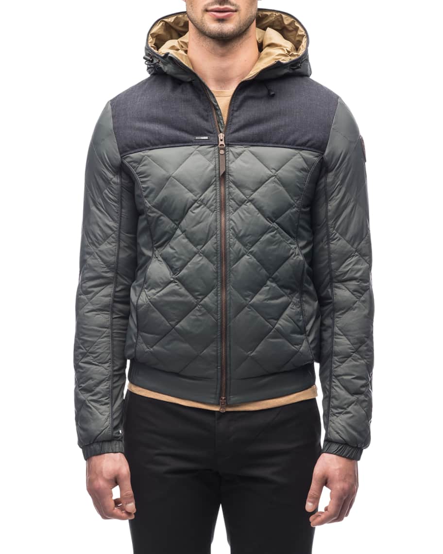 Nobis Men's Elroy Quilted Down Jacket Neiman Marcus