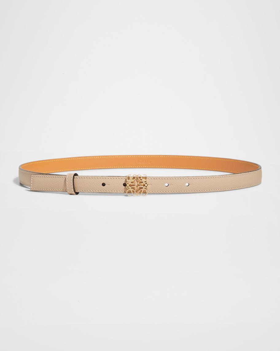 Loewe Anagram Leather Belt | Neiman Marcus display picture 3