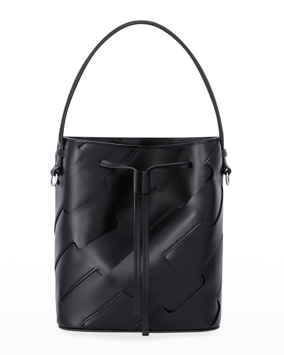 Rabanne Paco Elem Woven Top-Handle Bucket Bag | Neiman Marcus