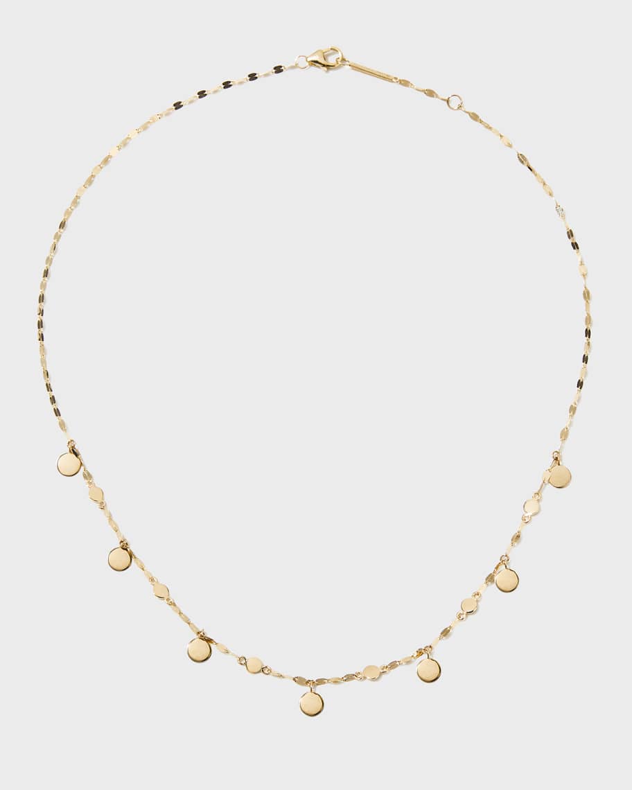 Image 1 of 5: Gypsy Disc Partial Hanging Choker Necklace