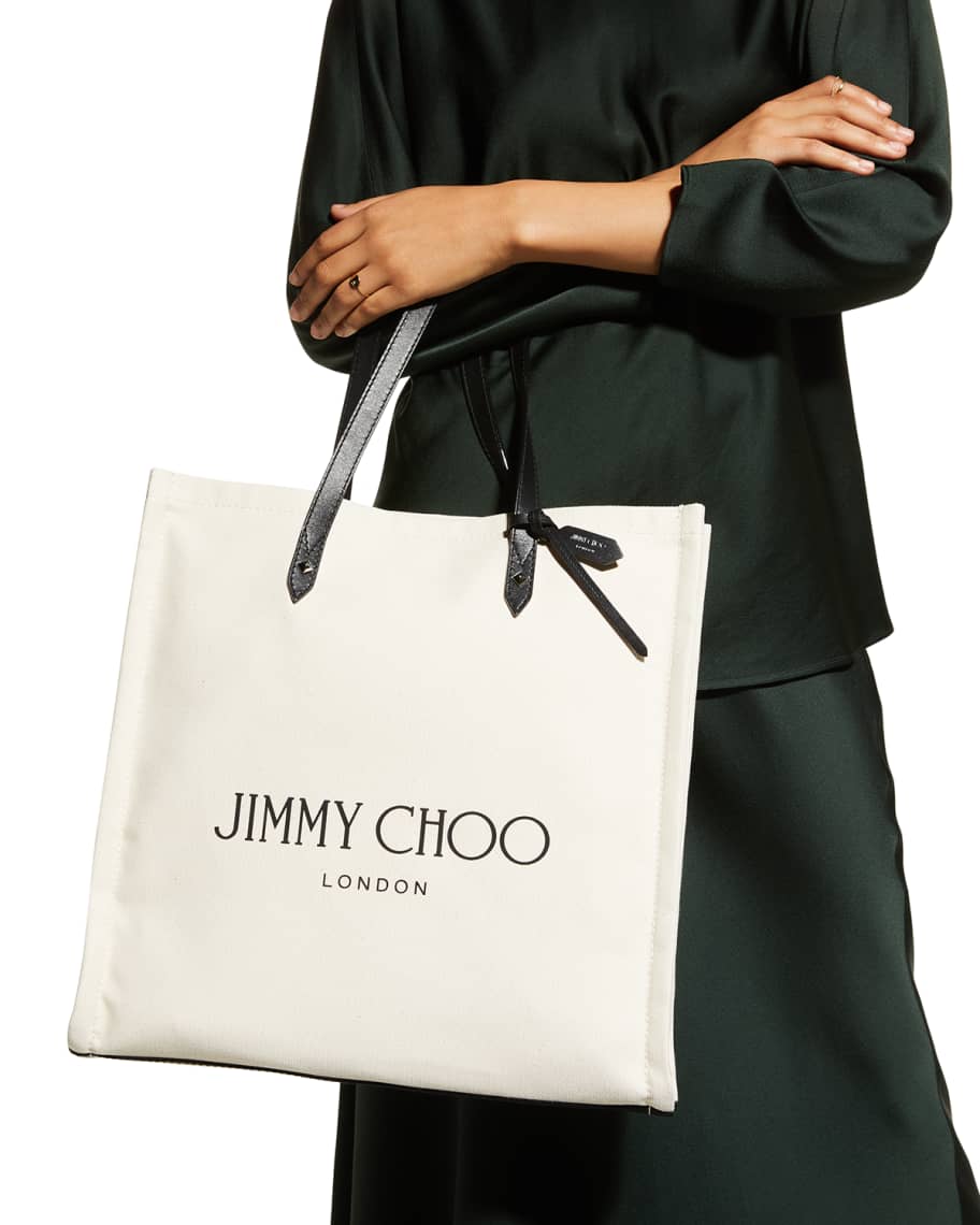 Jimmy Choo Tote Bag
 Jimmy Choo Canvas Logo Tote Bag