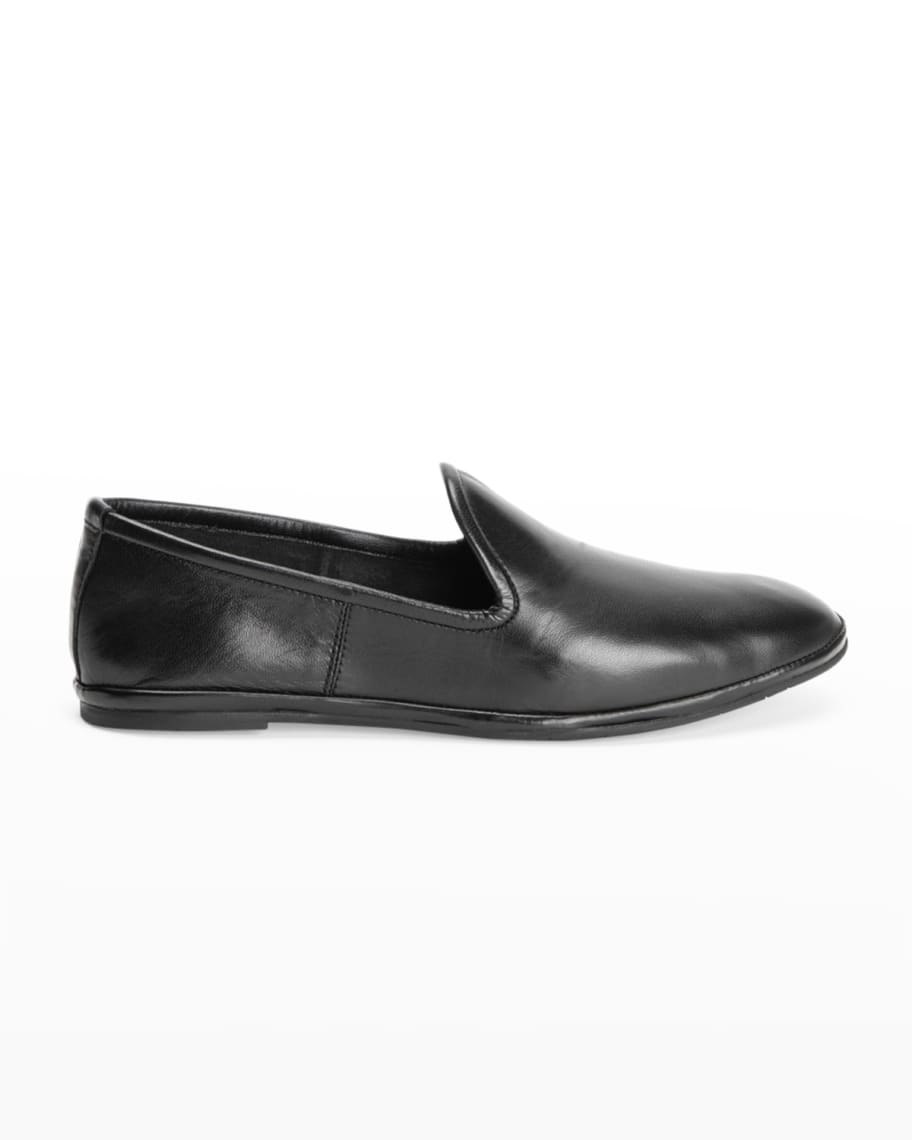 Aquatalia Maira Leather Slip-On Loafers | Neiman Marcus