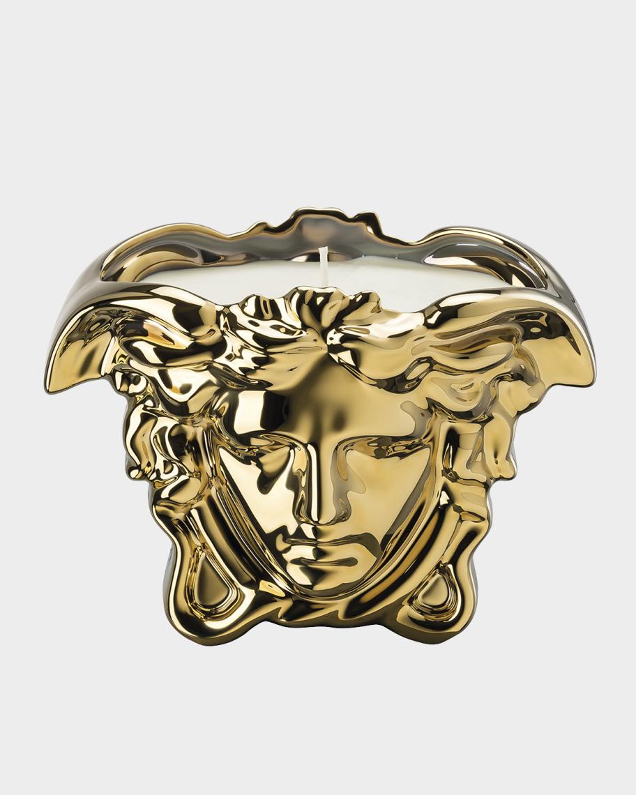 VERSACE　キャンドル　未使用 Versace Medusa Grande Gold Candle | Neiman Marcus