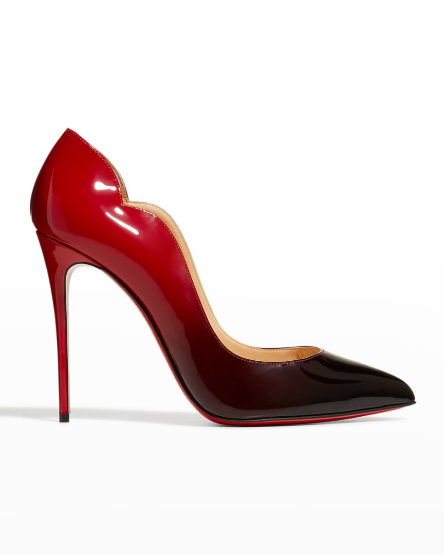 Christian Louboutin Hot Chick Ombre Red Sole Pumps Neiman Marcus