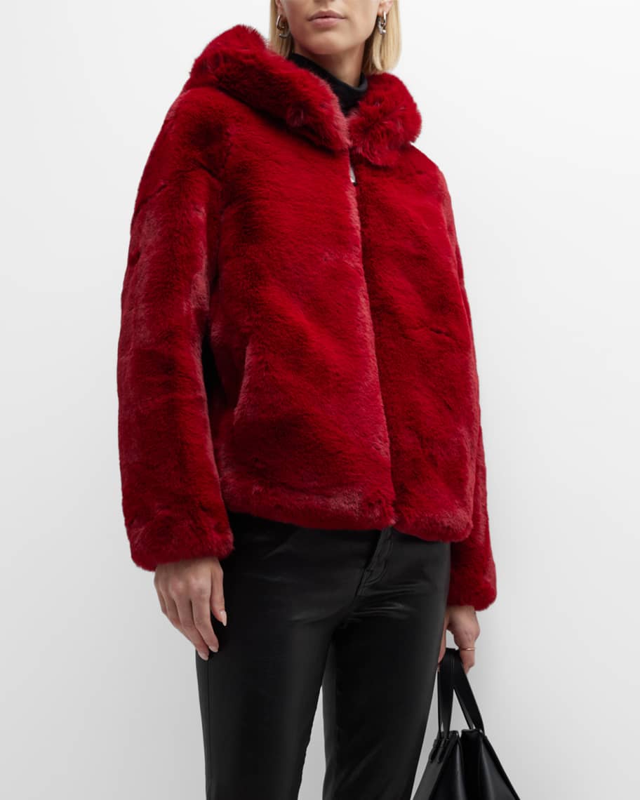 Belle Fare Faux Fur Bomber Jacket | Neiman Marcus