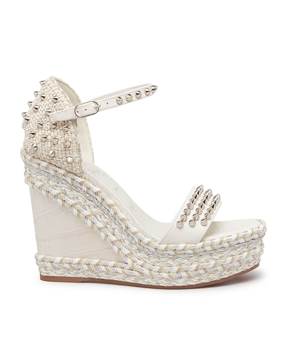 Christian Louboutin Madmonica Spike Wedge Sandals