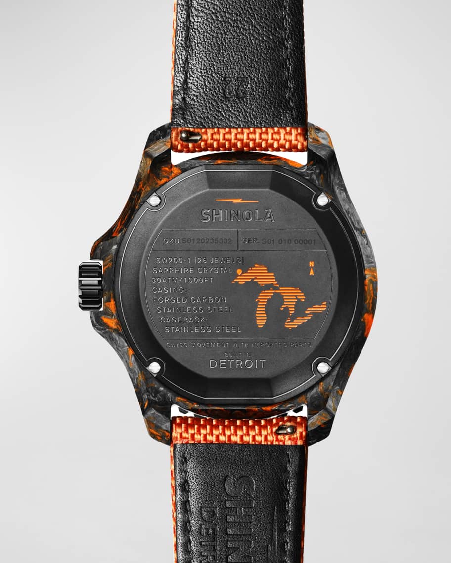 Image 3 of 5: Men's Forged Carbon Monster Watch, 45mm
