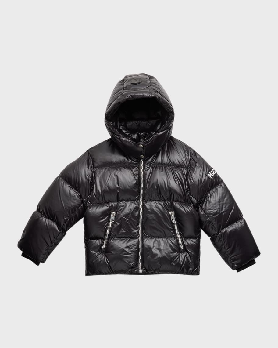 Mackage Kid's Jesse Logo Quilted Jacket, Size 2-6 | Neiman Marcus
