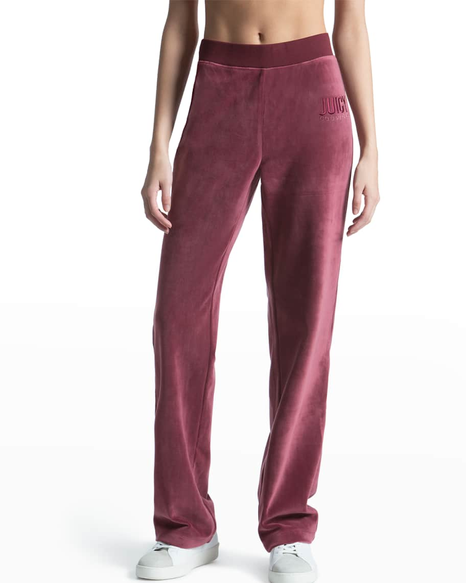 Juicy Couture Velour Track Pants | Neiman Marcus