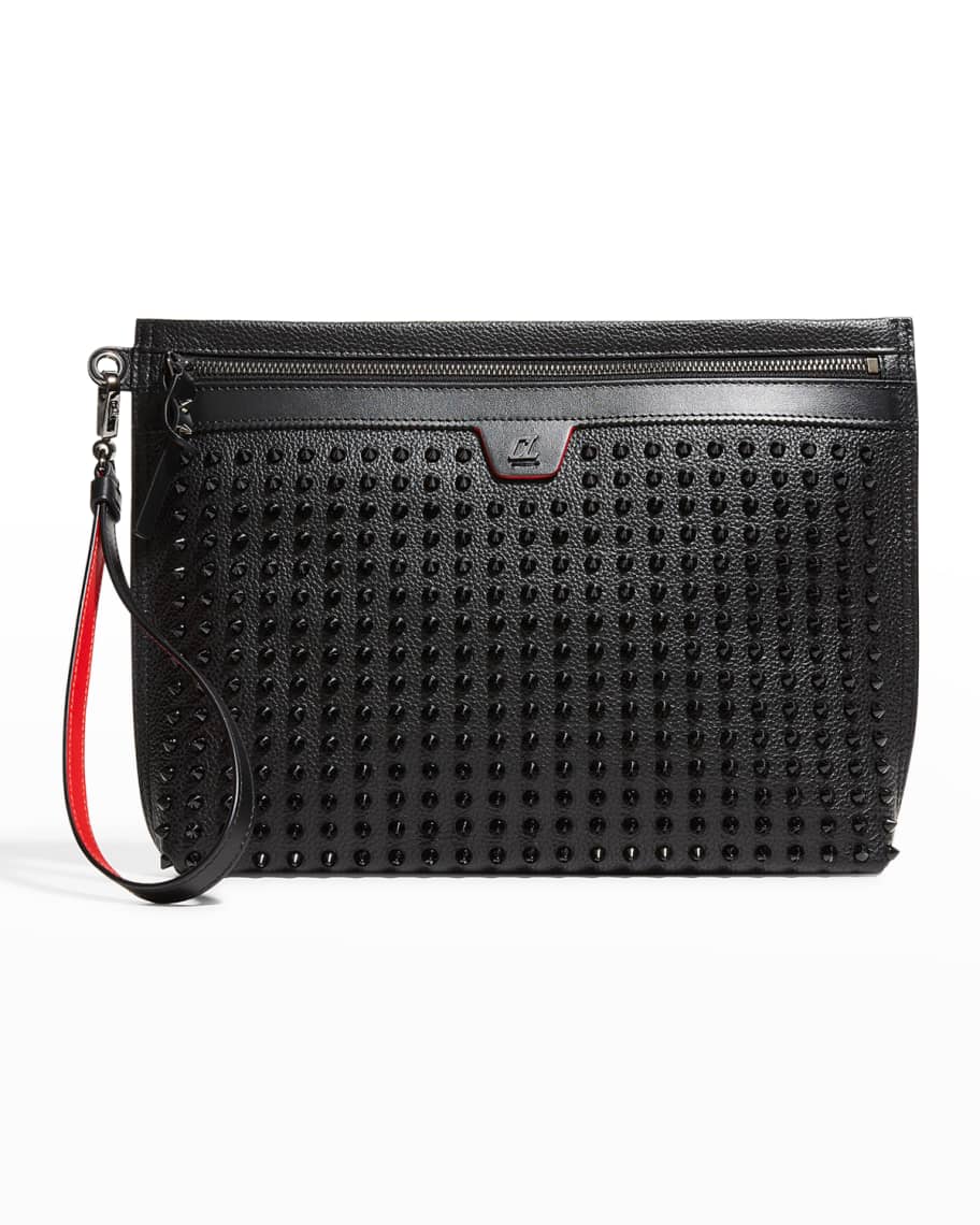 Christian Louboutin Coolcard Logo-plaque Croc-embossed Leather Wallet in  Black for Men
