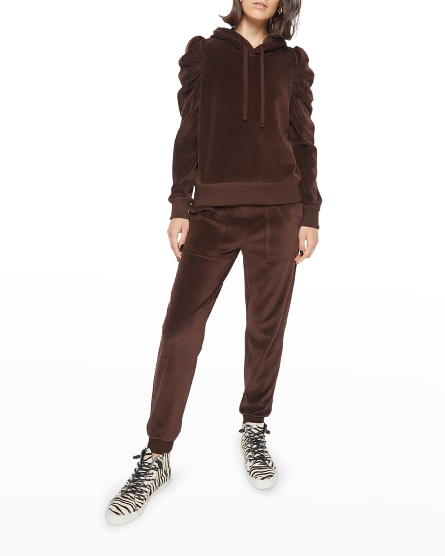 rebecca minkoff janine puff sleeve hoodie