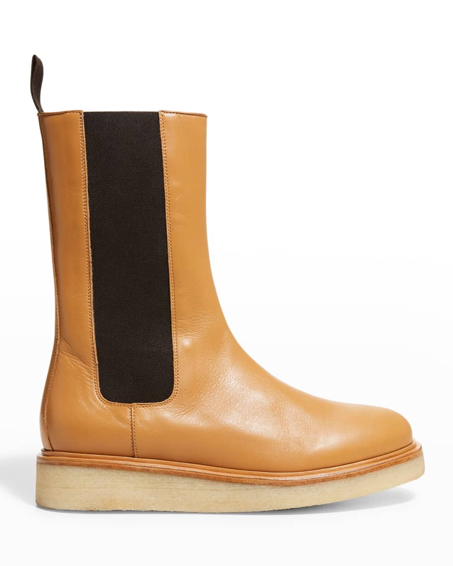 legres 18 leather chelsea boots