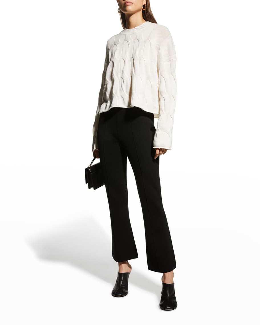 Theory cashmere knit sweatshirt hotsell