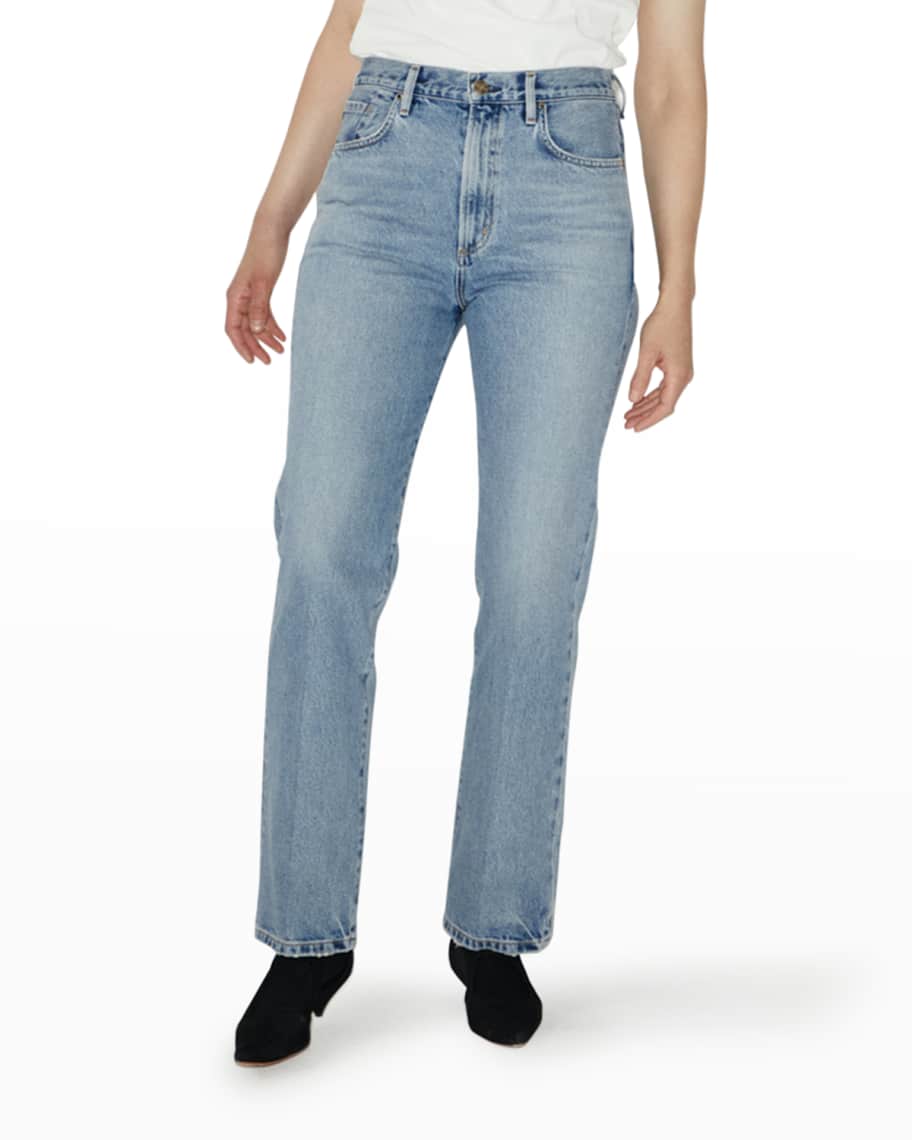 Goldsign The Martin High-Rise Stovepipe Jeans | Neiman Marcus