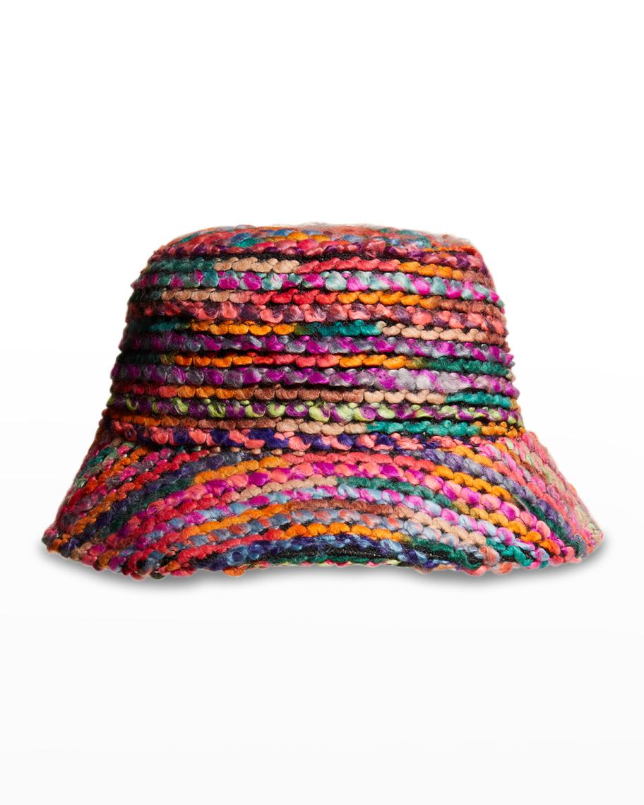 Lele Sadoughi Sweater Knit Bucket Hat Multi Color One‎ Size Womens Lele Sadoughi Women main image 2