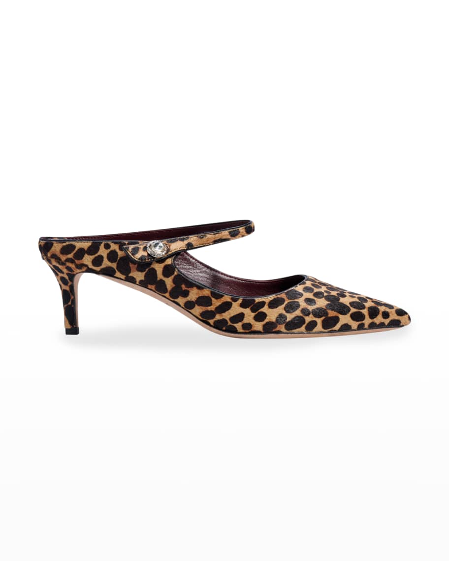 kate spade new york Marisol Leopard Print Mary Jane Mule Pumps