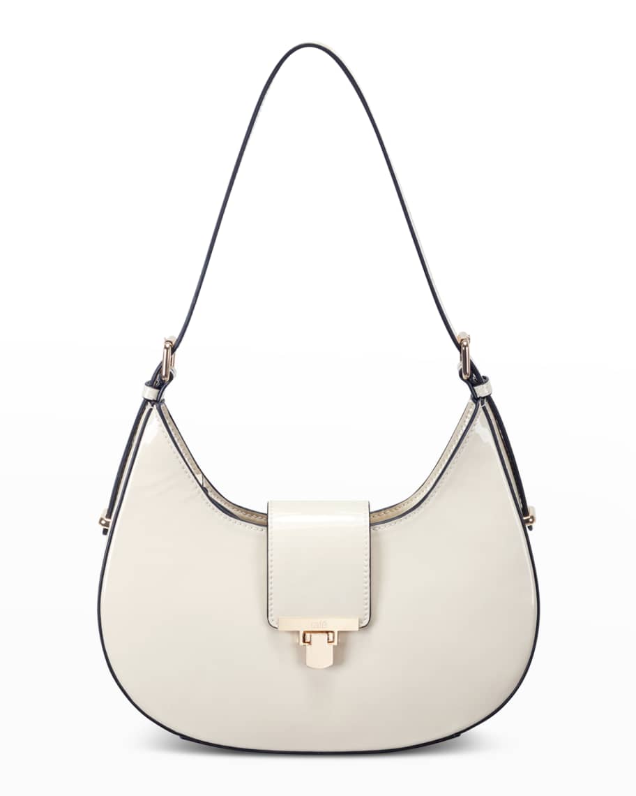 Rafe Angie Patent Leather Hobo Shoulder Bag | Neiman Marcus