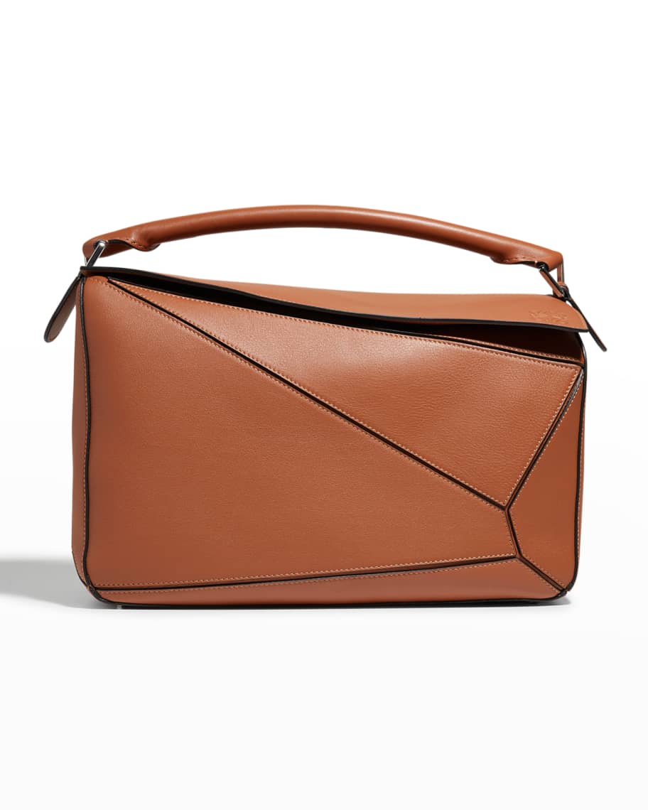 Loewe Shoulder Bags Deals Cheap Sale - Tan Large Puzzle bag in