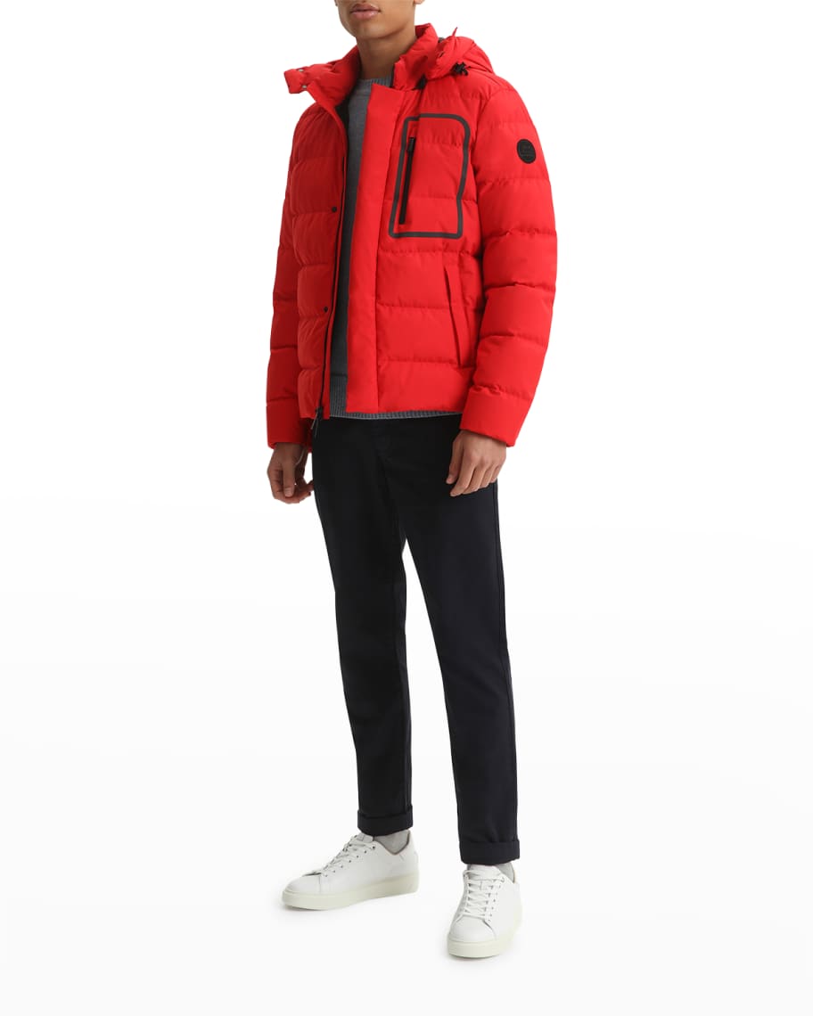 ダウンジャケット・コート WOOLRICH  Woolrich quilted nylon down jacket Woolrich Men's Quilted Tech Down Jacket | Neiman Marcus