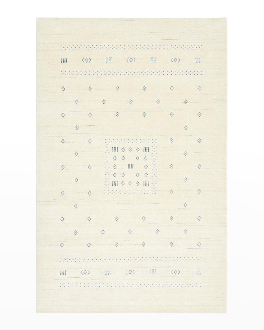 Solo Rugs Simi Hand-Loomed Rug, Snow - 6' x 9' | Neiman Marcus